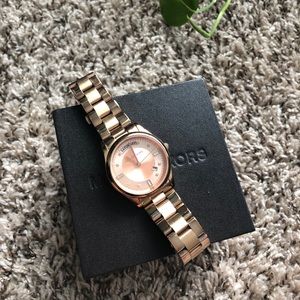 Michael Kors Gold Watch with Date